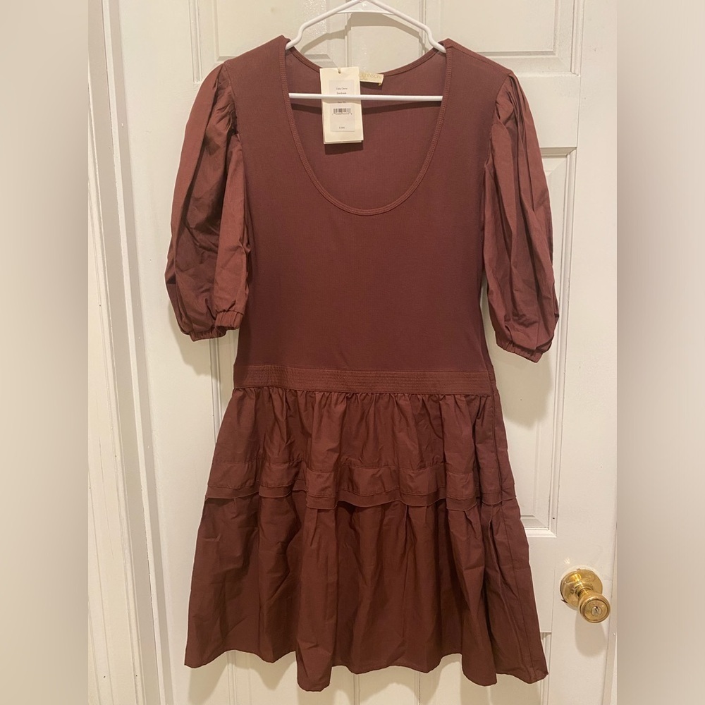 Ulla Johnson Brown Midi Dress